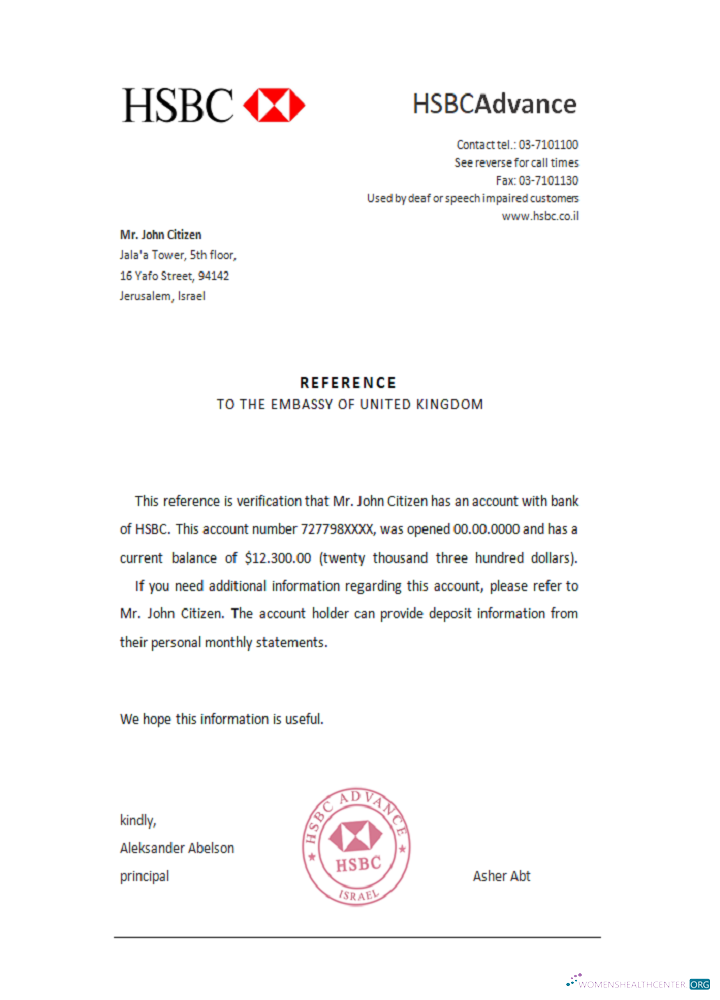 Download Israel HSBC reference Photoshop template